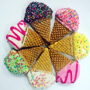 Ice-Cream Cone Dog Cookie Dog Treats